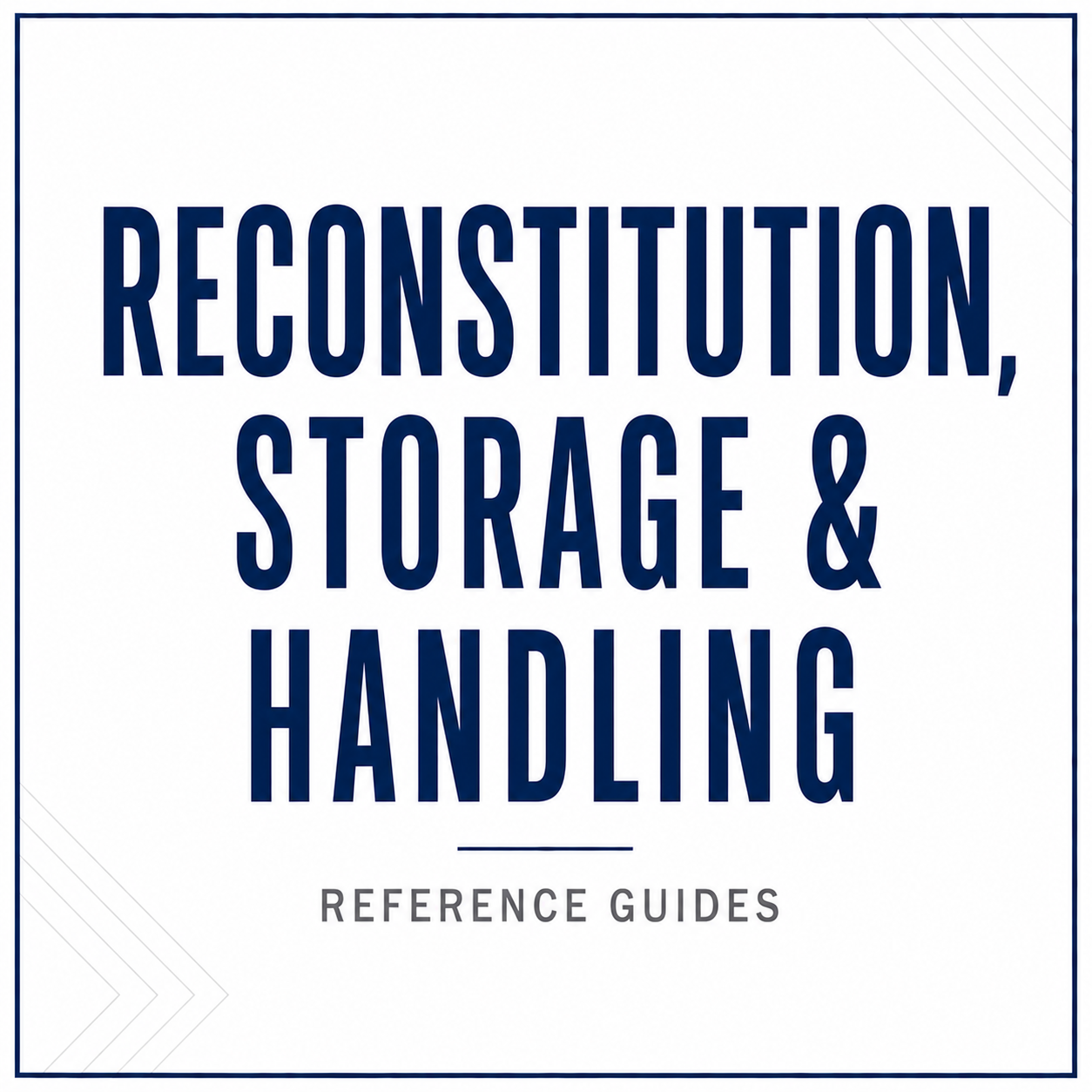reconstitution card