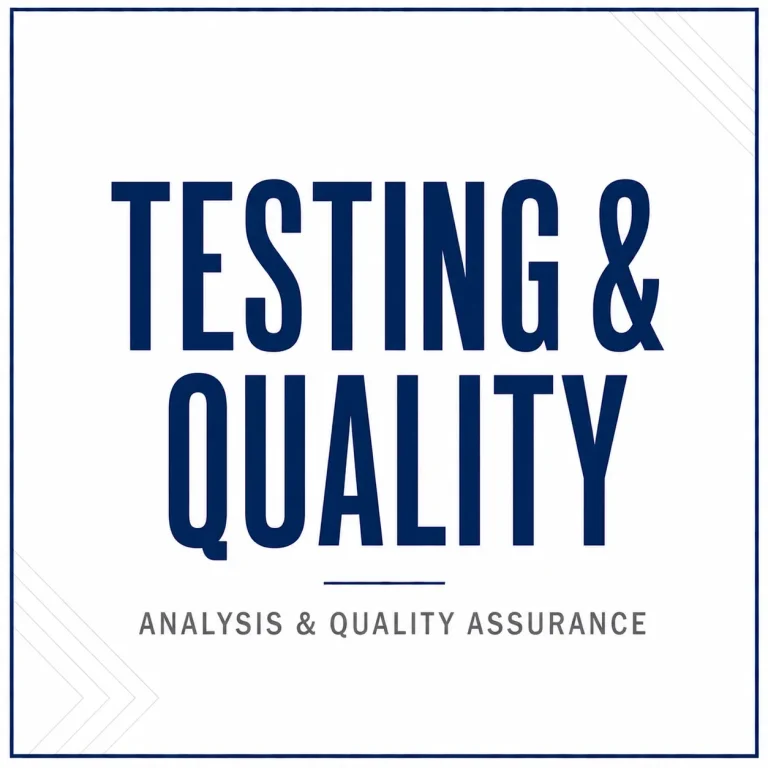 Peptide testing and quality information